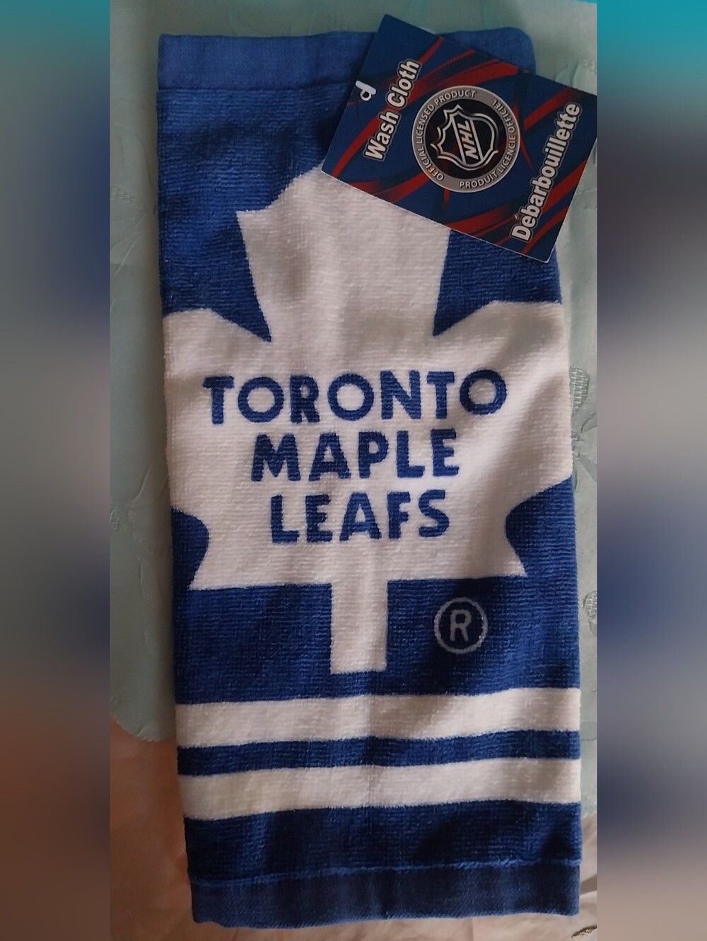 NHL Toronto Maple Leafs Fan Wash Cloth - Blue & White